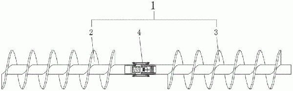 應(yīng)用于螺旋輸送機(jī)的可拼接轉(zhuǎn)軸
