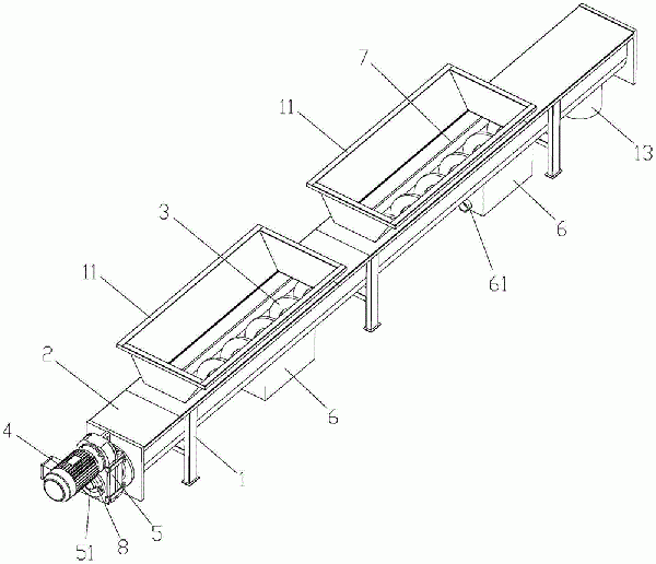 新型無軸螺旋輸送機(jī)