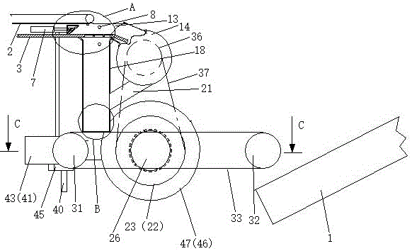 盾構(gòu)機(jī)螺旋輸送機(jī)防卡堵機(jī)構(gòu)