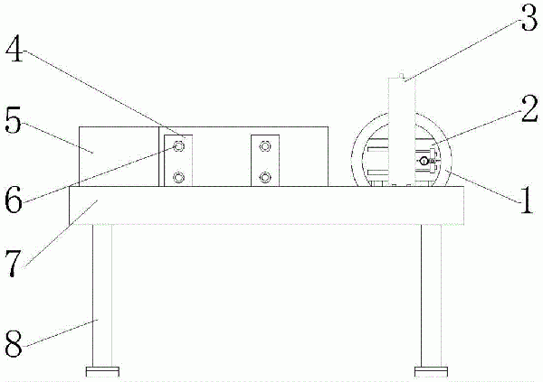 盾構(gòu)機(jī)螺旋輸送機(jī)高強(qiáng)度軸承溝道檢測裝置