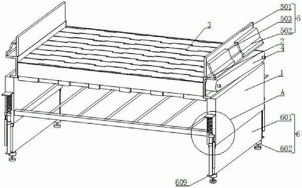 高度便于調(diào)節(jié)的鏈板輸送機(jī)