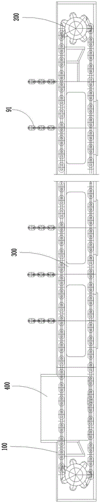 底鏈運(yùn)輸式充填刮板輸送機(jī)