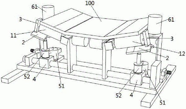 帶式輸送機(jī)防跑偏用調(diào)心托輥組