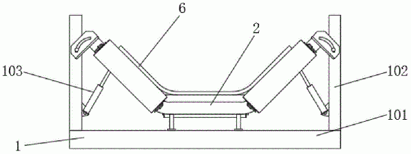 應(yīng)用于帶式輸送機(jī)的防劃帶托輥組