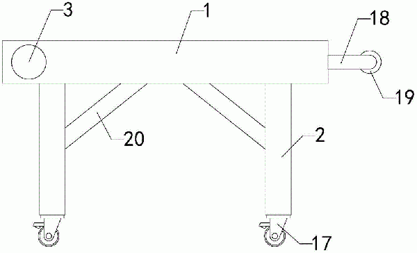 可左右調(diào)節(jié)的帶式輸送機構(gòu)