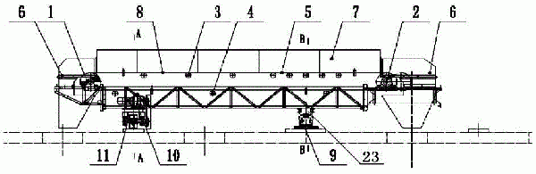 環(huán)形旋轉(zhuǎn)布料帶式輸送機