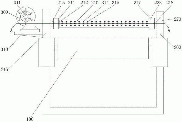 具有攤平結(jié)構(gòu)的帶式輸送機