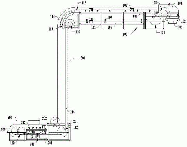 垂直波狀擋邊帶式輸送機(jī)