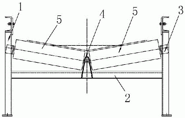 用于帶式輸送機的支腿