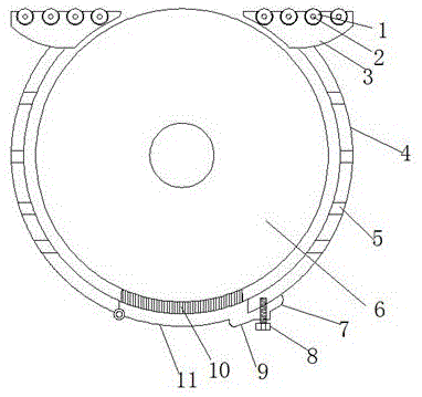 帶式輸送機(jī)換向滾筒改進(jìn)結(jié)構(gòu)