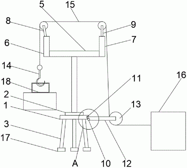 帶式輸送機(jī)用的鋼絲繩塔架