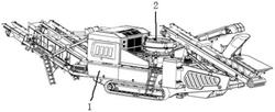 履帶移動(dòng)破碎站圓錐破碎機(jī)固定裝置