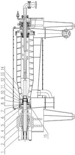 雙出電主軸控制差速的新型臥式螺旋離心機(jī)