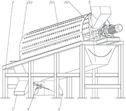 轉(zhuǎn)筒式篩分機(jī)用集料機(jī)構(gòu)