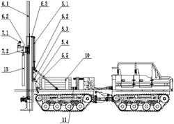雙節(jié)履帶式凍土鉆機(jī)