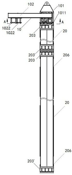 雙輪攪鉆機的鉆桿組合