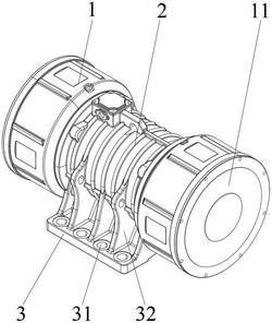 具有穩(wěn)固安裝結(jié)構(gòu)的封閉式振動(dòng)電機(jī)