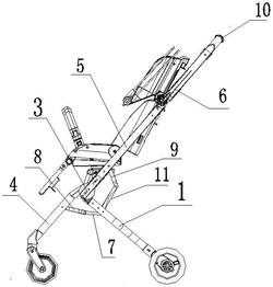 新型嬰兒推車收合機構(gòu)