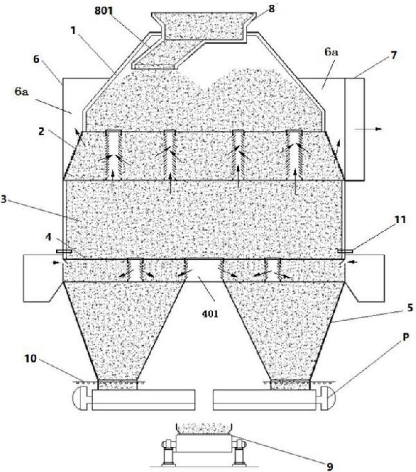 塔式燒結礦冷卻機及燒結礦冷卻方法