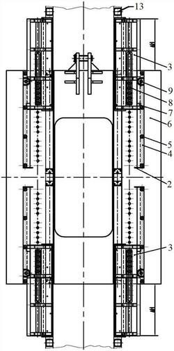 具有移動導(dǎo)軌座的旋挖鉆機動力頭