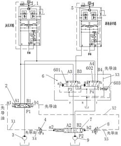 旋挖鉆機(jī)動力頭快速加壓和起拔液壓控制系統(tǒng)