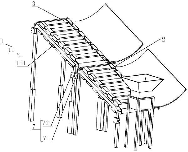 建筑施工用抬升式輸送帶