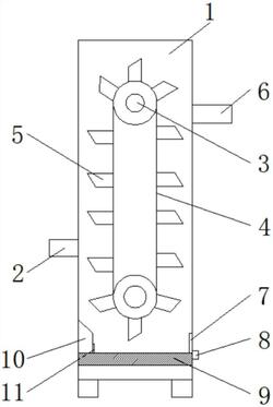 斗式提升機用物料回收裝置