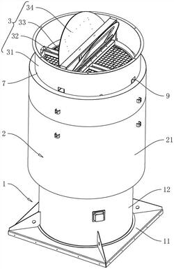 上吹式消音型屋頂風(fēng)機(jī)