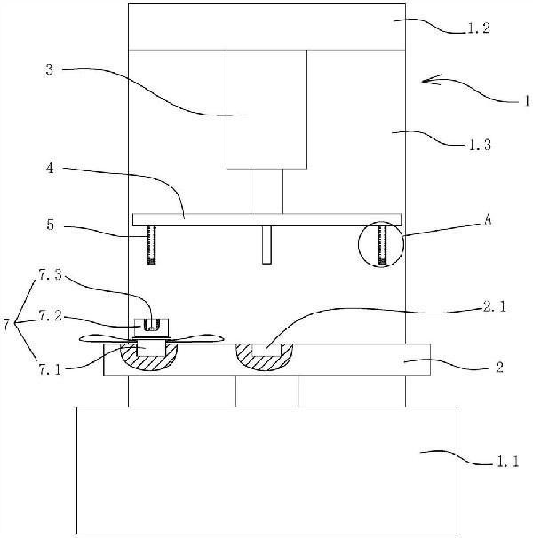 用于風(fēng)機(jī)裝配的卡簧壓裝設(shè)備