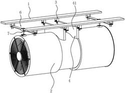 射流風(fēng)機的安裝結(jié)構(gòu)及其安裝方法