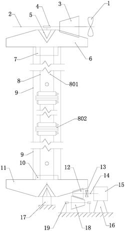 風電吊倉下移式風機動力機械傳動裝置及系統(tǒng)