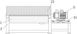 陶瓷生產(chǎn)用具有防護(hù)機(jī)構(gòu)的球磨機(jī)