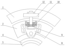 球磨機(jī)上直驅(qū)電機(jī)定子與定子支架連接裝置