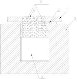 球磨機(jī)人孔本體上斷螺桿取出的焊接結(jié)構(gòu)