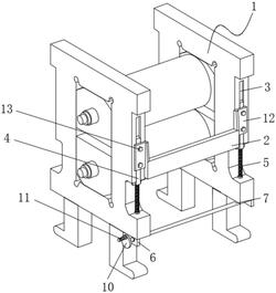 新型軋機進口橫梁調(diào)整固定裝置