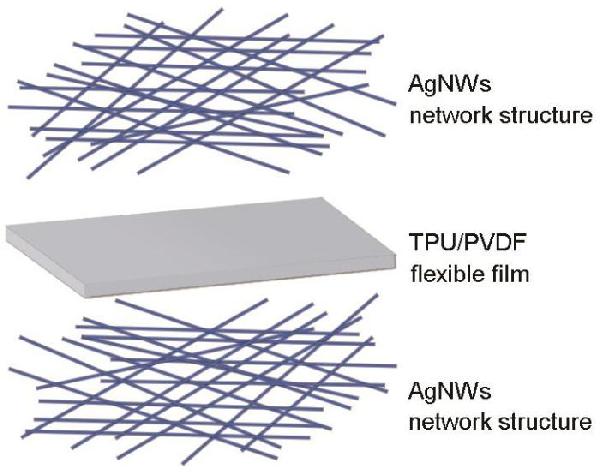 AgNWs-TPU/PVDF柔性薄膜電容傳感器的制備和性能