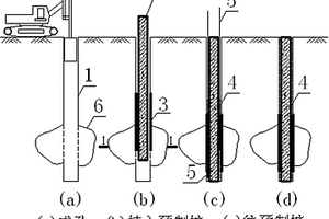 溶洞/土洞地質(zhì)條件下的鉆孔復合樁結(jié)構(gòu)