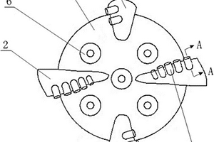 用于鉆削硬地質(zhì)層的四刀翼PDC鉆頭