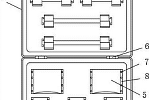 帶有多種工具易卡接工位的地質(zhì)箱