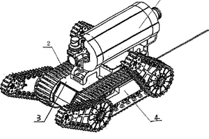 模塊化履帶搖臂式煤礦井下探測(cè)機(jī)器人
