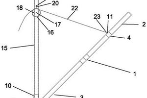 基于余弦定理角度測量的礦井瞬變電磁底板探測裝置