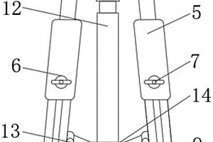 地質勘探用便于收納三角支撐架