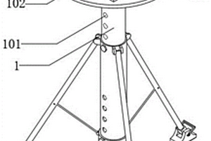 方便固定的立式地質測繪儀結構
