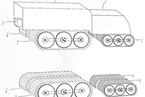 四個履帶式行走輪農(nóng)用車