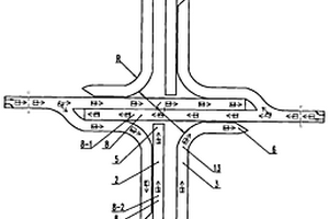 左行制四個(gè)獨(dú)立“Y”字形分叉橋的全單層組合橋