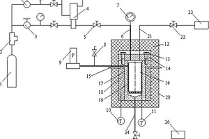 高溫高壓熱解反應的試驗裝置