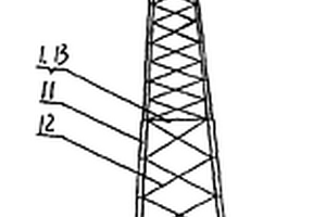 可均勻沉降和高度可調的輸電鐵塔