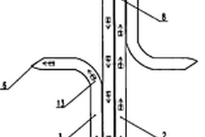 兩個(gè)左轉(zhuǎn)和直行“卜”字形分叉橋的組合橋