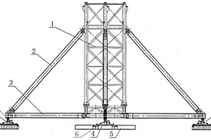 適用于全地形弱地壓抗傾斜的風(fēng)電吊裝塔機(jī)桁架式底架