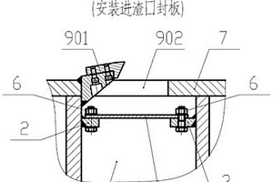 TBM刀盤進渣限制裝置